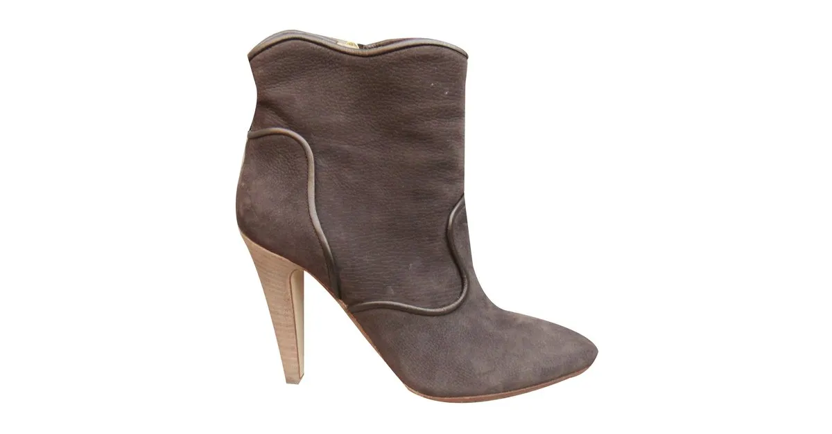 Bally Botines Castaño 