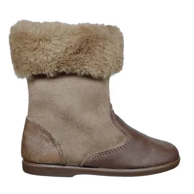 Bota pelos chuches taupe
