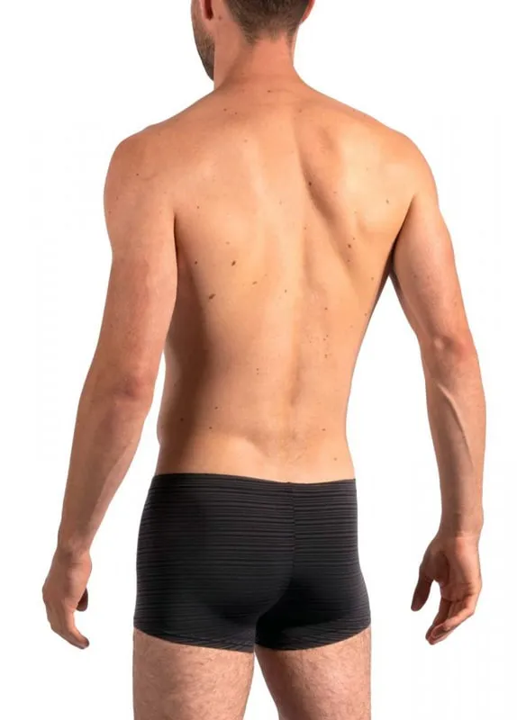 Boxer Minipants Olaf Benz en microfibra en negro