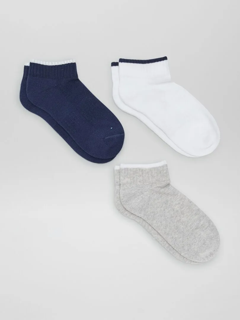Calcetines cortos de deporte - AZUL