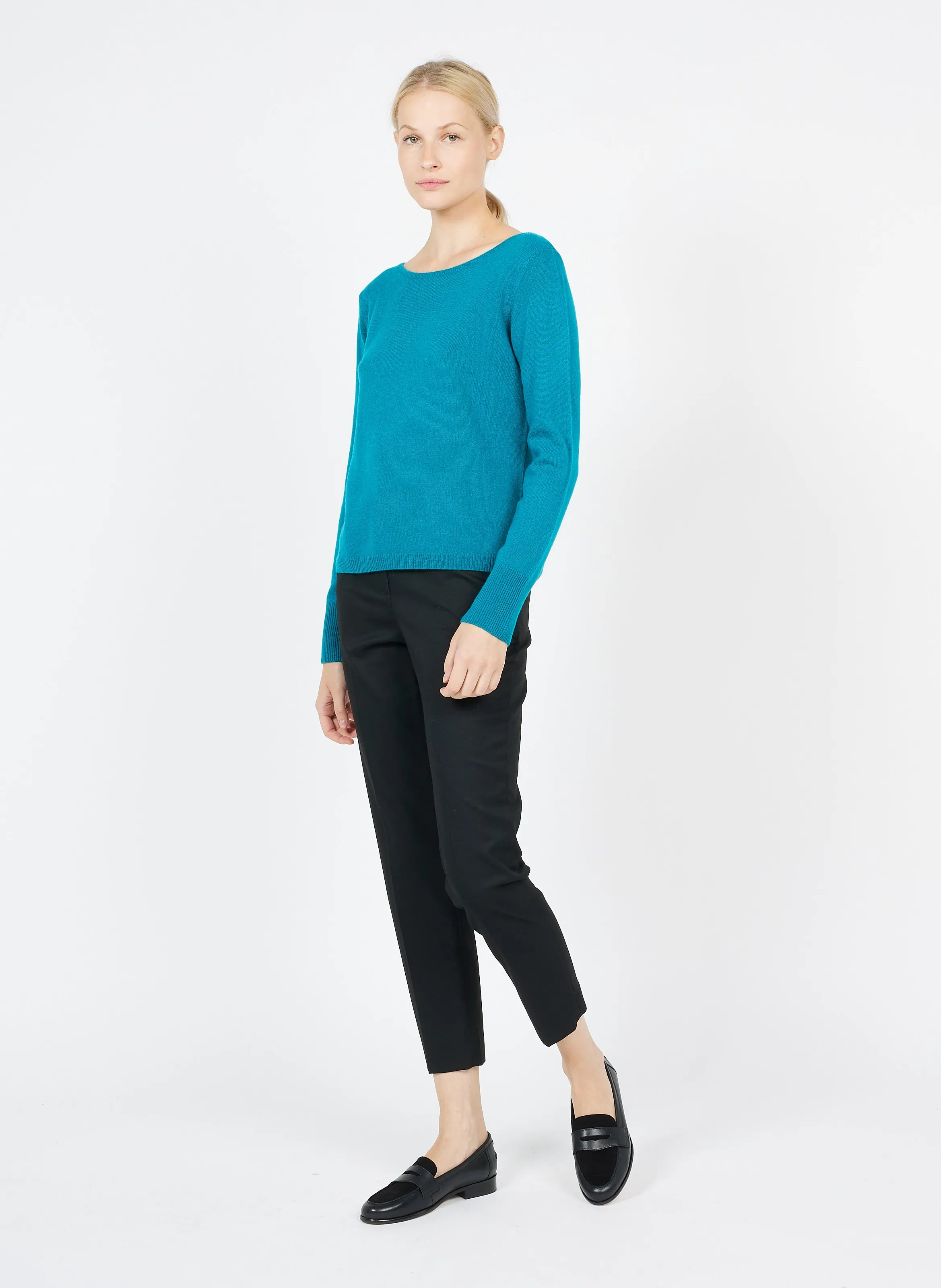 CAROLL SIDIKIUNI - Pantalón slim en negro