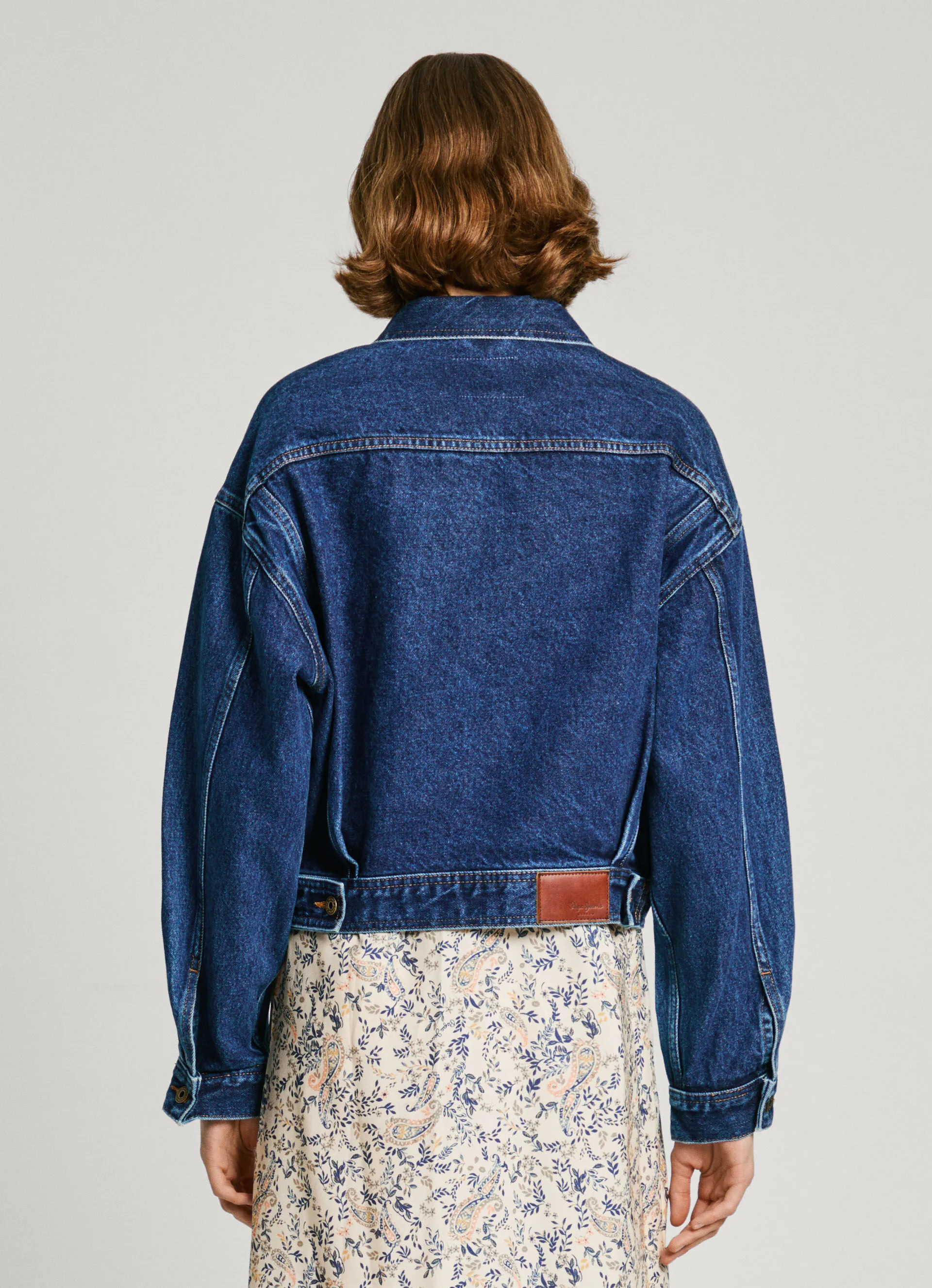 cazadora denim fit relaxed