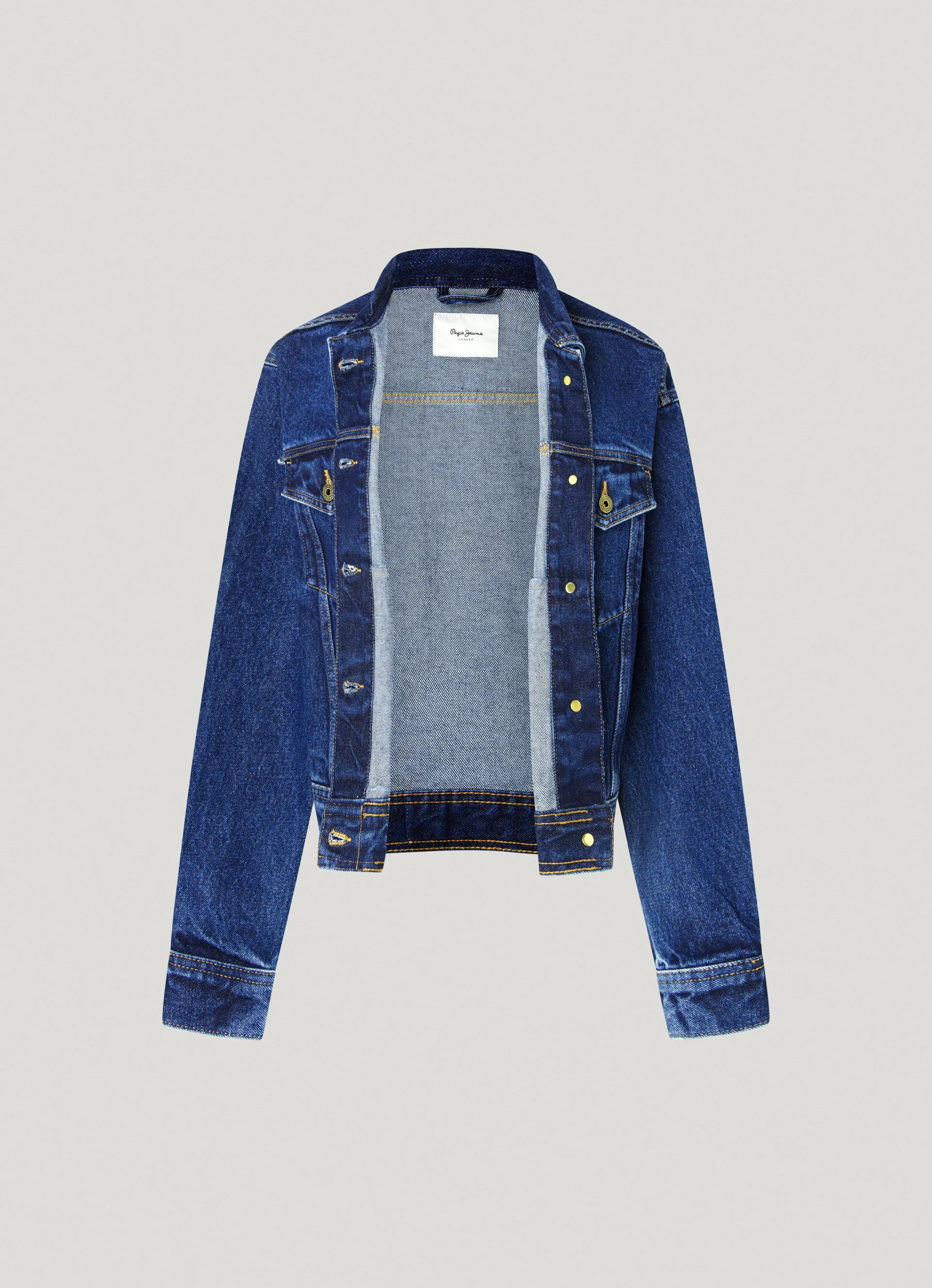 cazadora denim fit relaxed