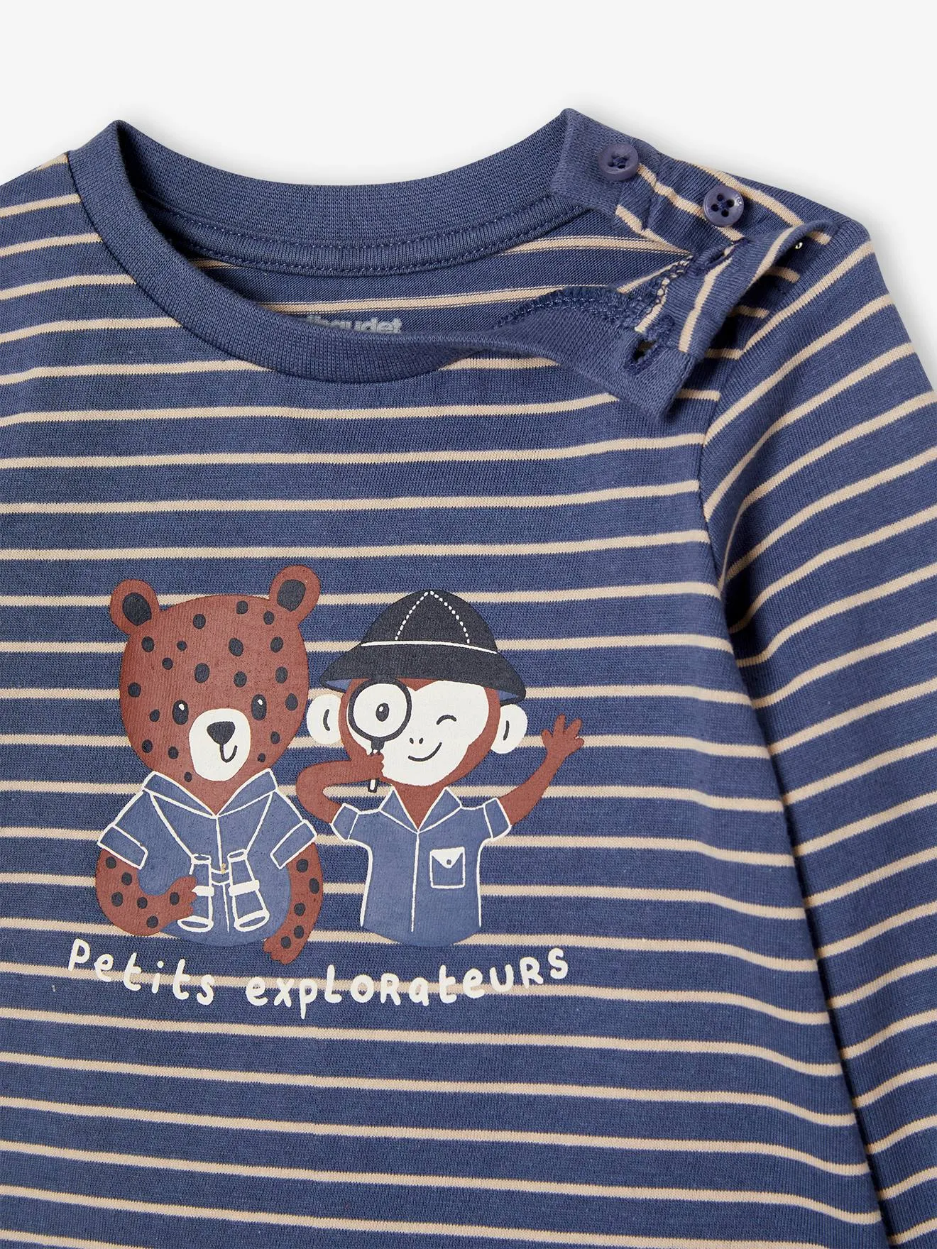 Conjunto de camiseta y pantalón de felpa para bebé
