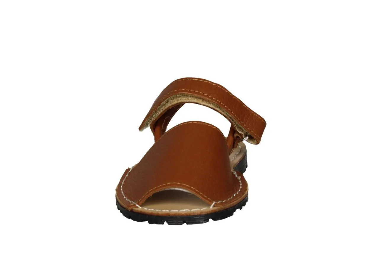 Menorquina Piel Cuero Velcro