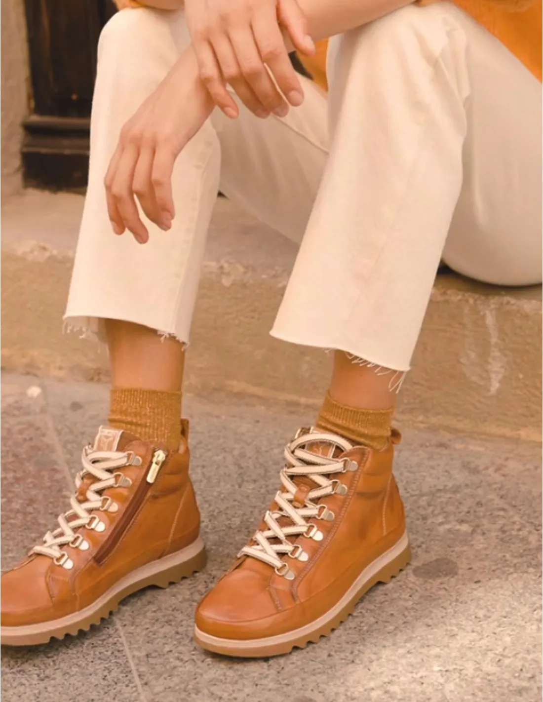 PIKOLINOS Botines Cordones Cuero