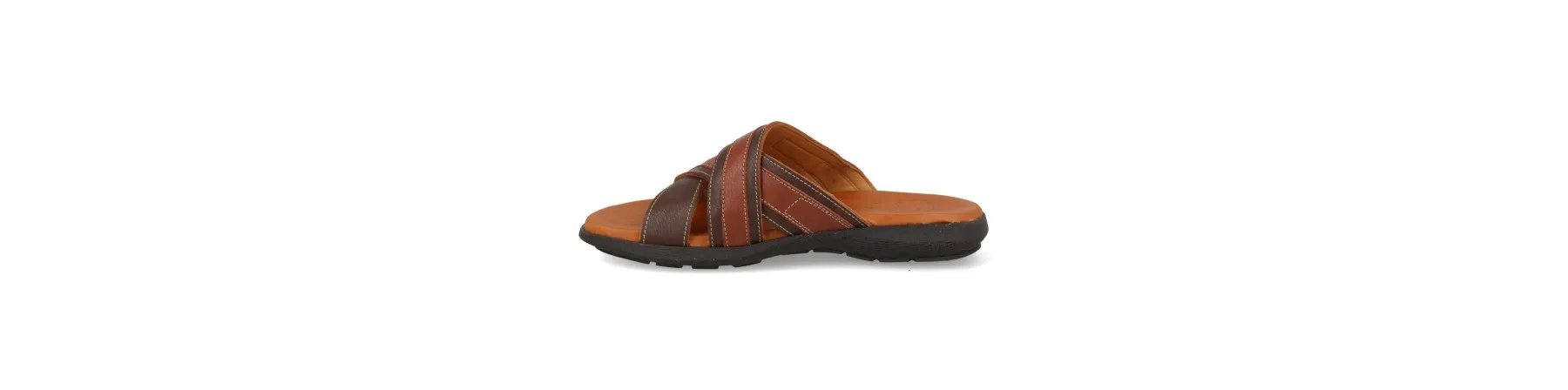 SANDALIAS HOMBRE VESTIR CUERO PIEL MOD. UGALI CUERO
