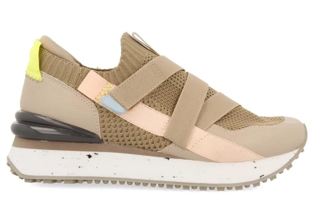 Sneakers calcetín con cintas Tole