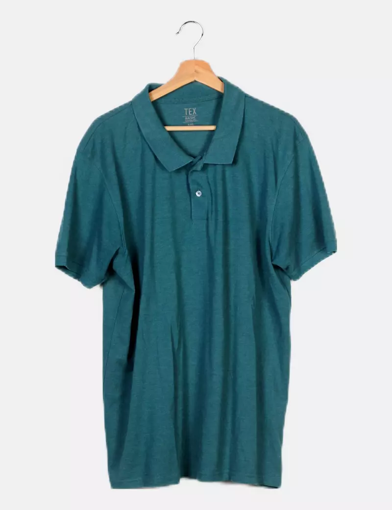 Tex Polo verde básico casual