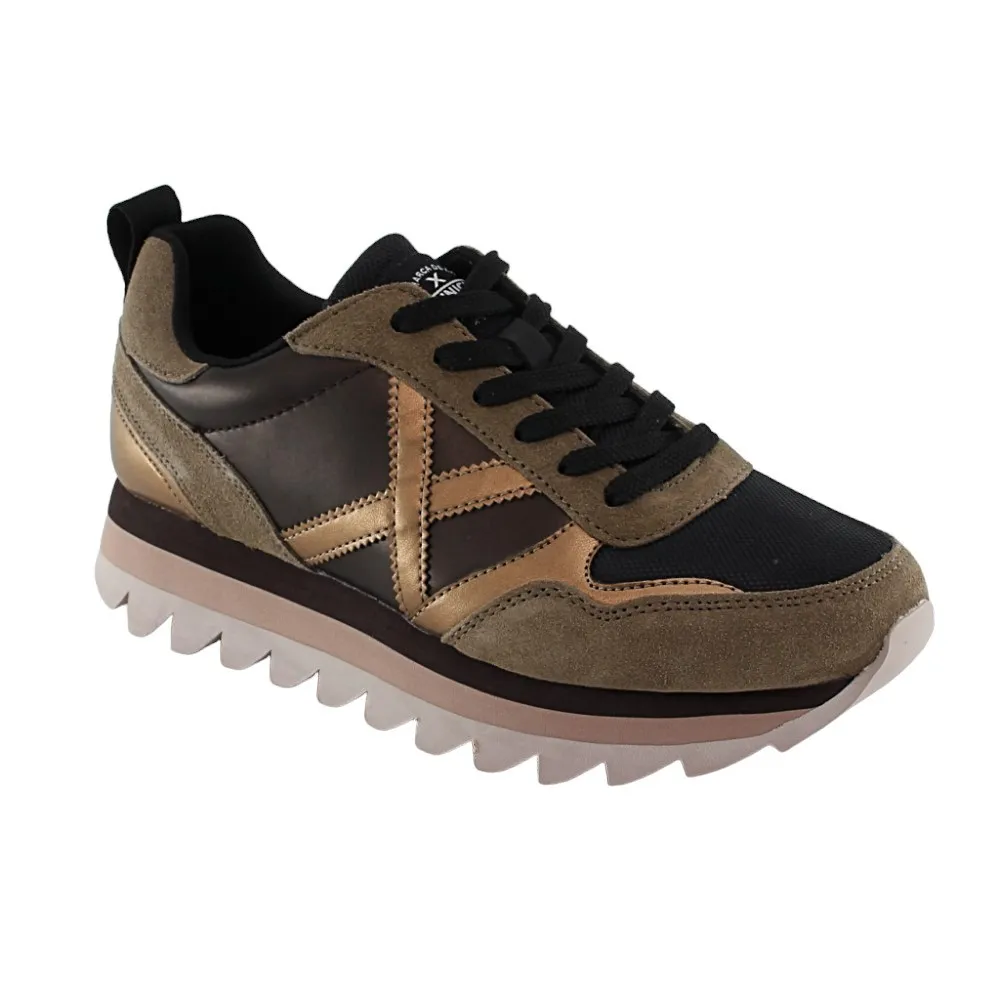 Zapatillas Munich Moda Ripple Marrón
