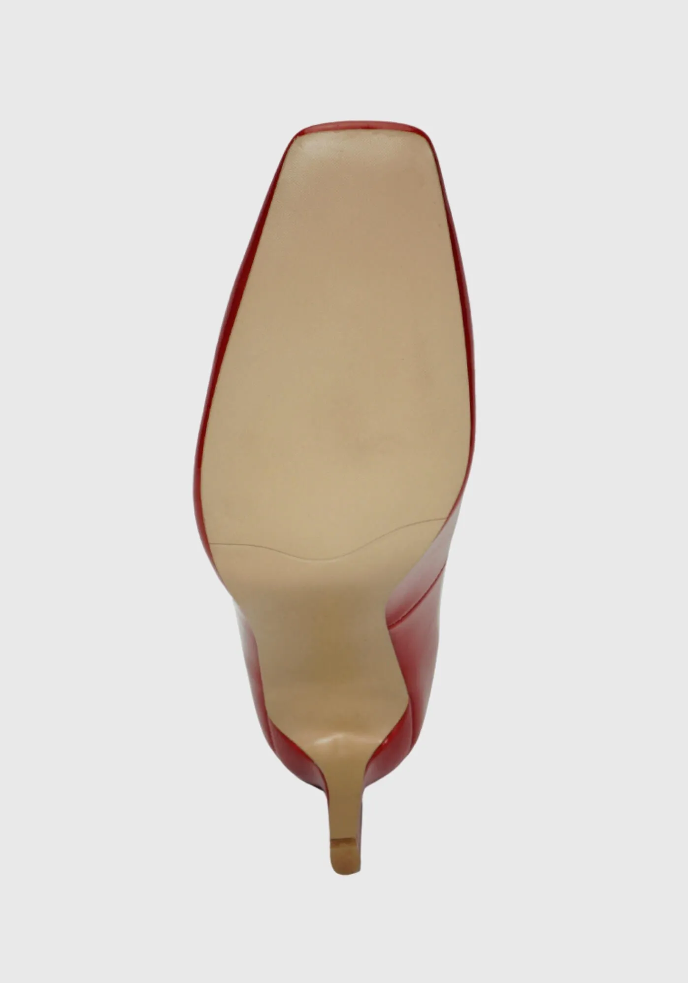 Zapato Cuero Akemi Rojo